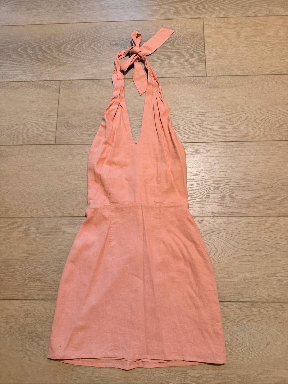 NWT Abercrombie & Fitch Coral Halter Mini Dress